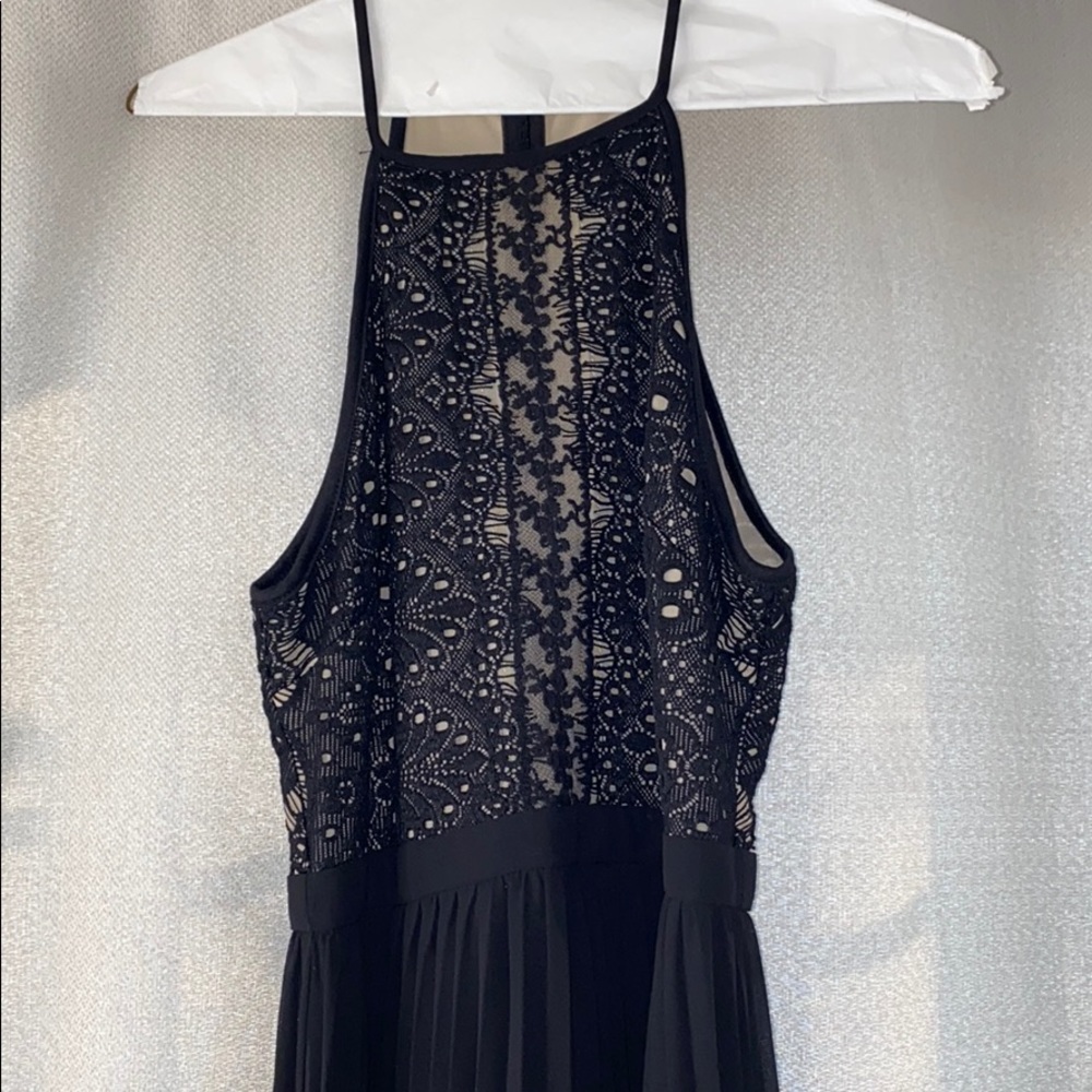 Long black prom dress